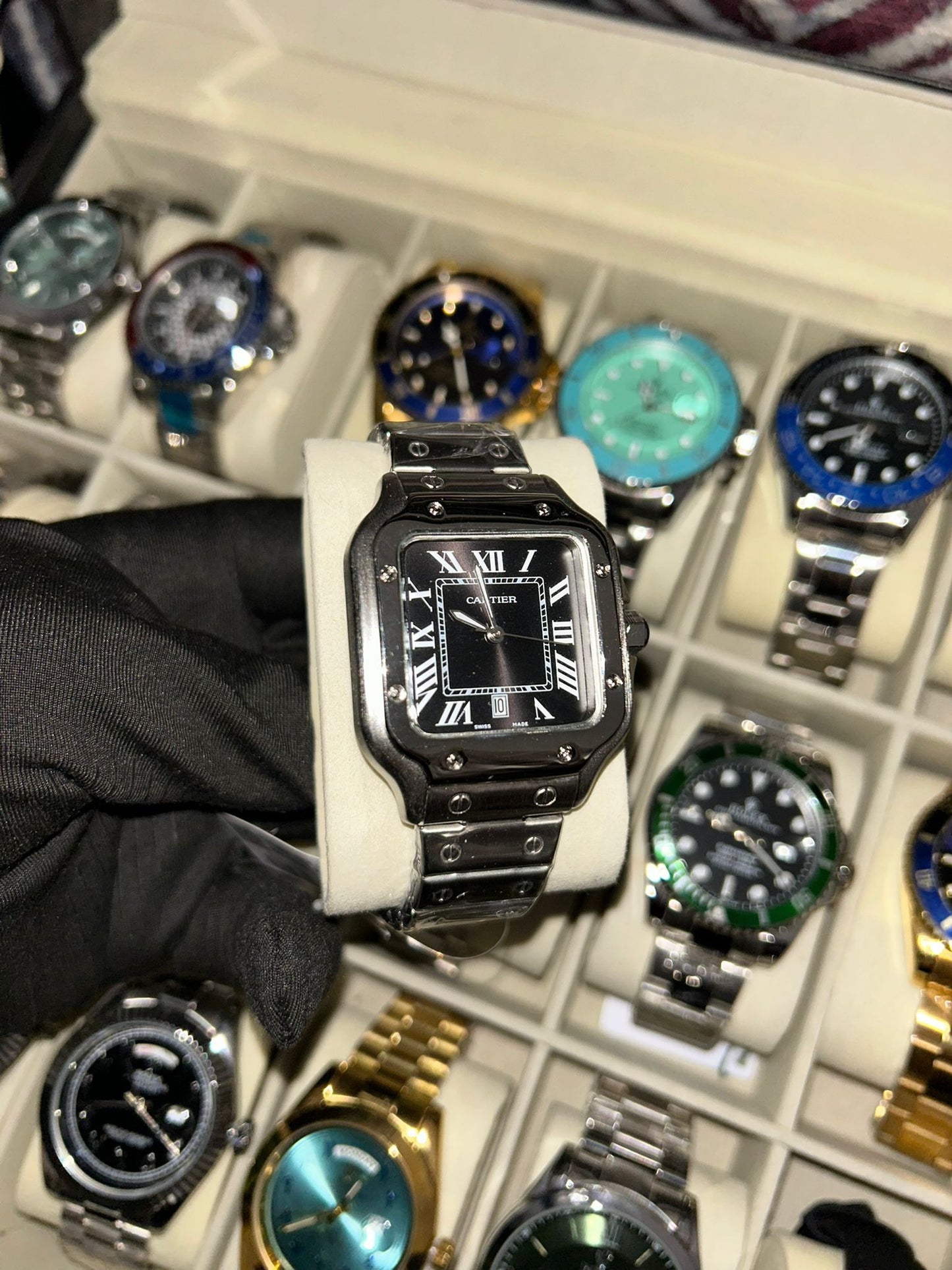 Reloj Cartier - Negro