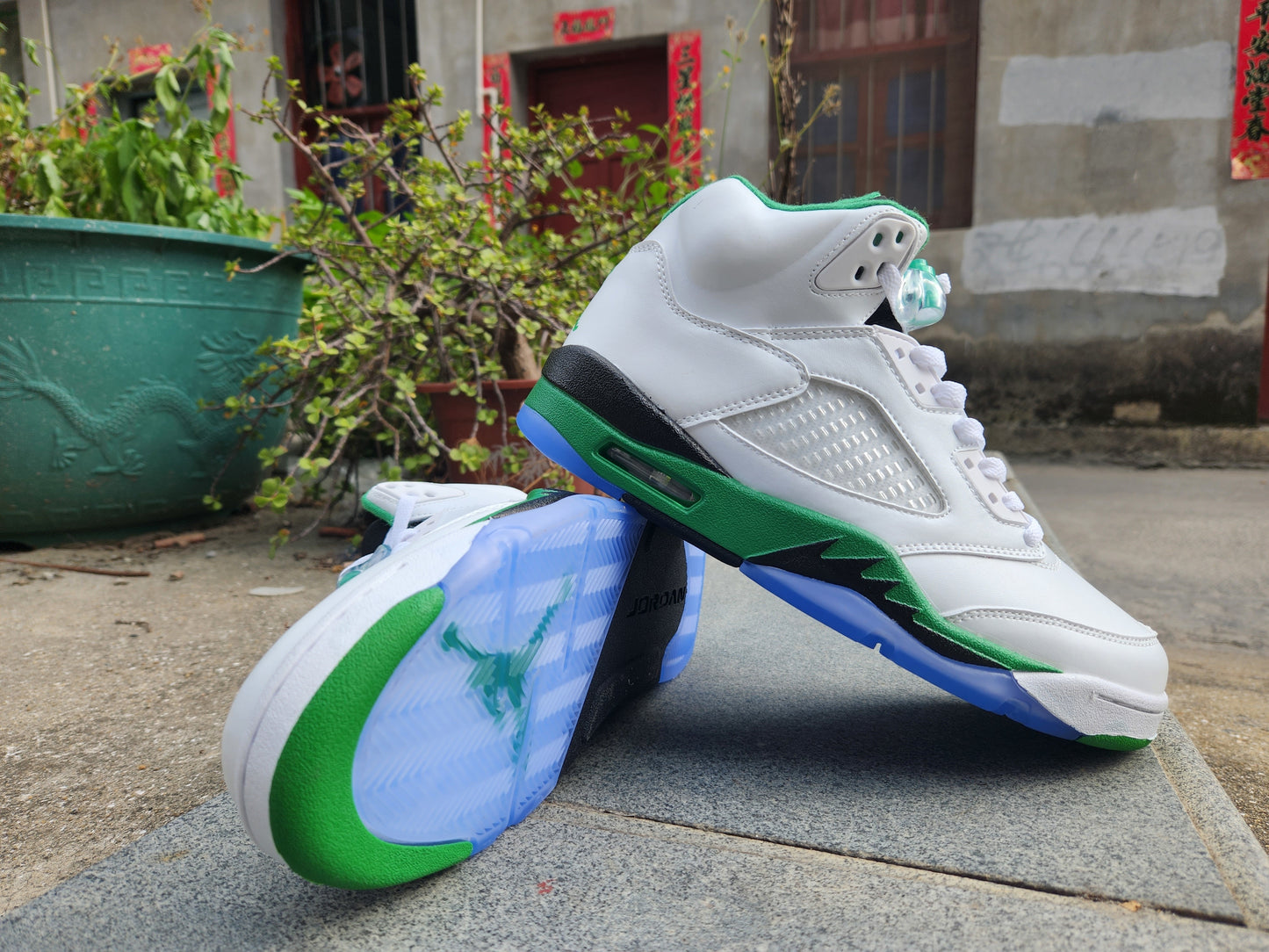 Air Jordan 5 Retro - Lucky Green