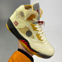 Air Jordan 5 Retro OFF WHITE SP x Sail