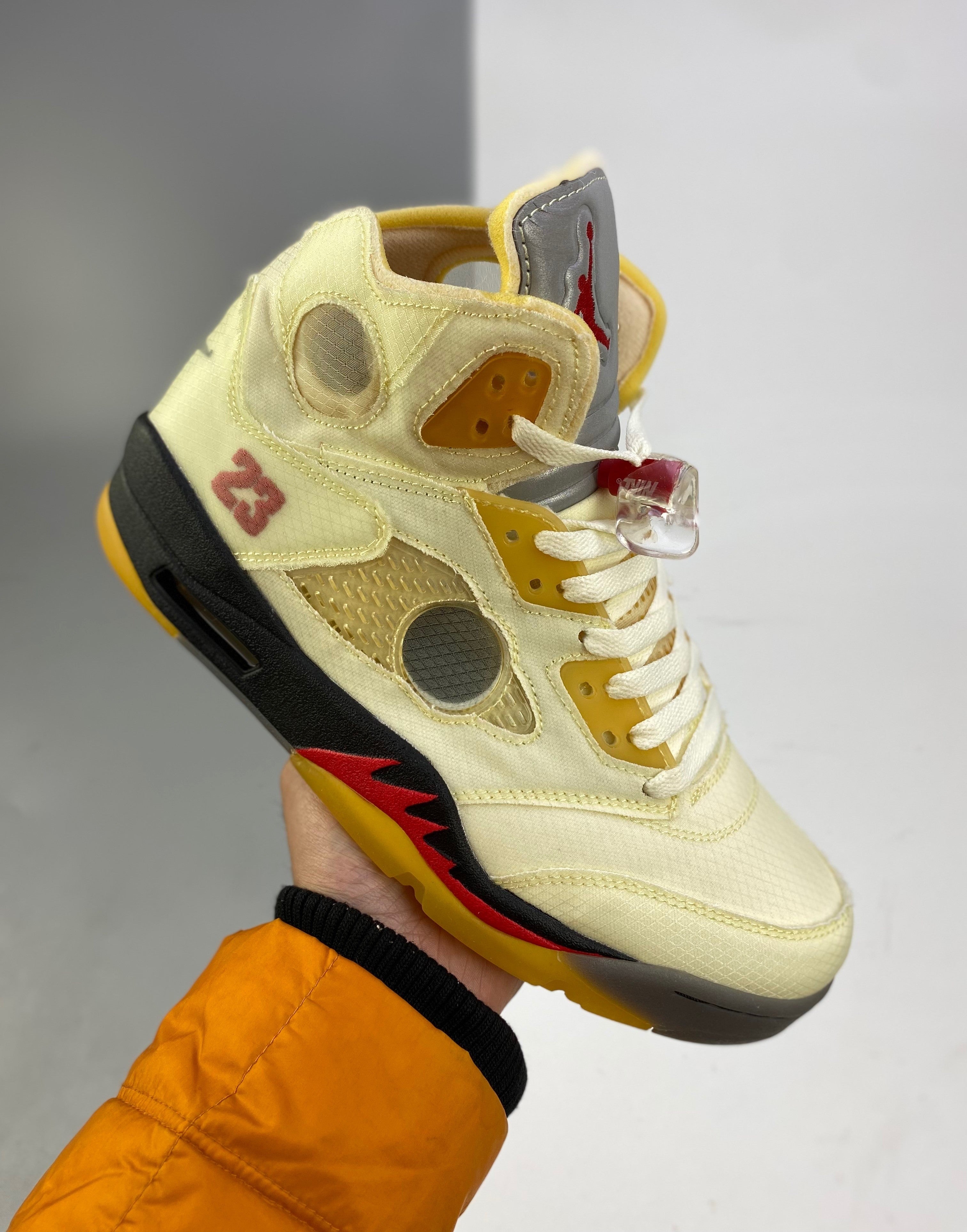 Air Jordan 5 Retro OFF WHITE SP x Sail