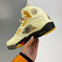 Air Jordan 5 Retro OFF WHITE SP x Sail