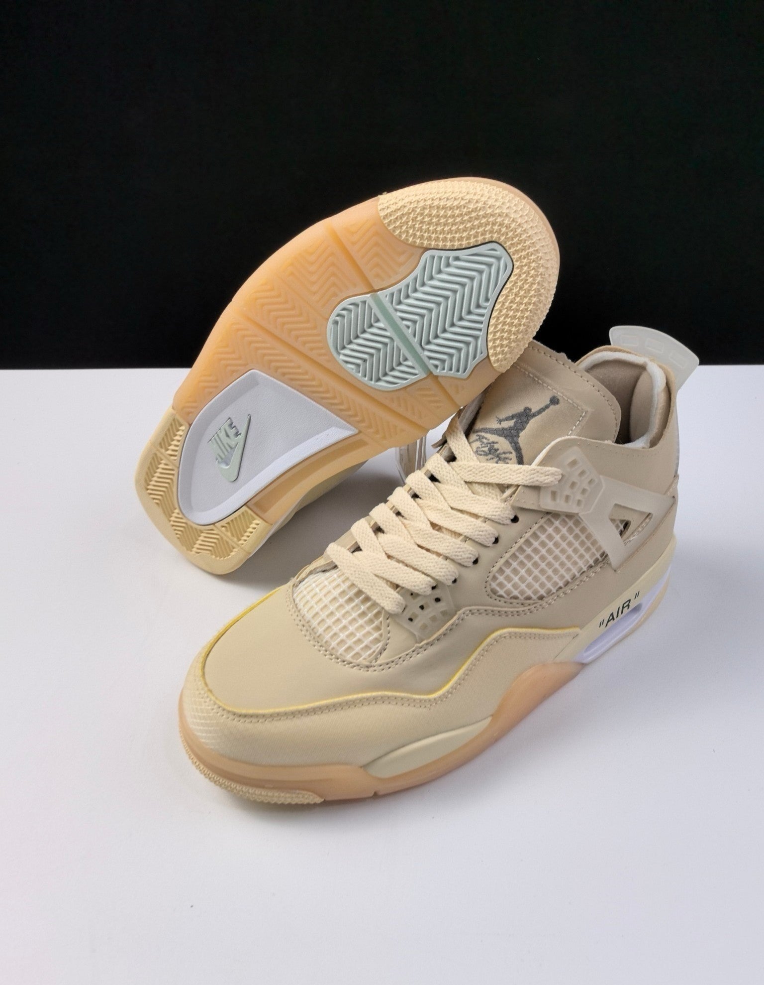 Air Jordan 4 Retro - Cream Sail x OW